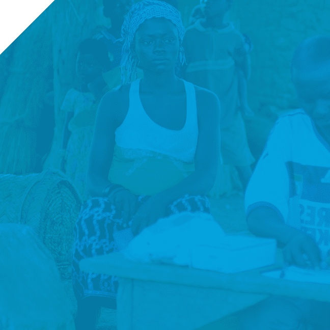 Cosmic home visit of participant Kankoa Setou by community health worker