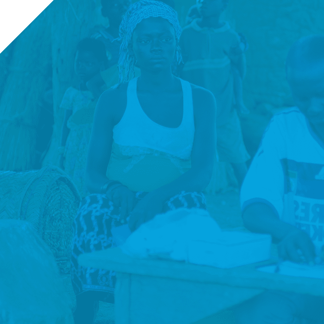 Cosmic home visit of participant Kankoa Setou by community health worker