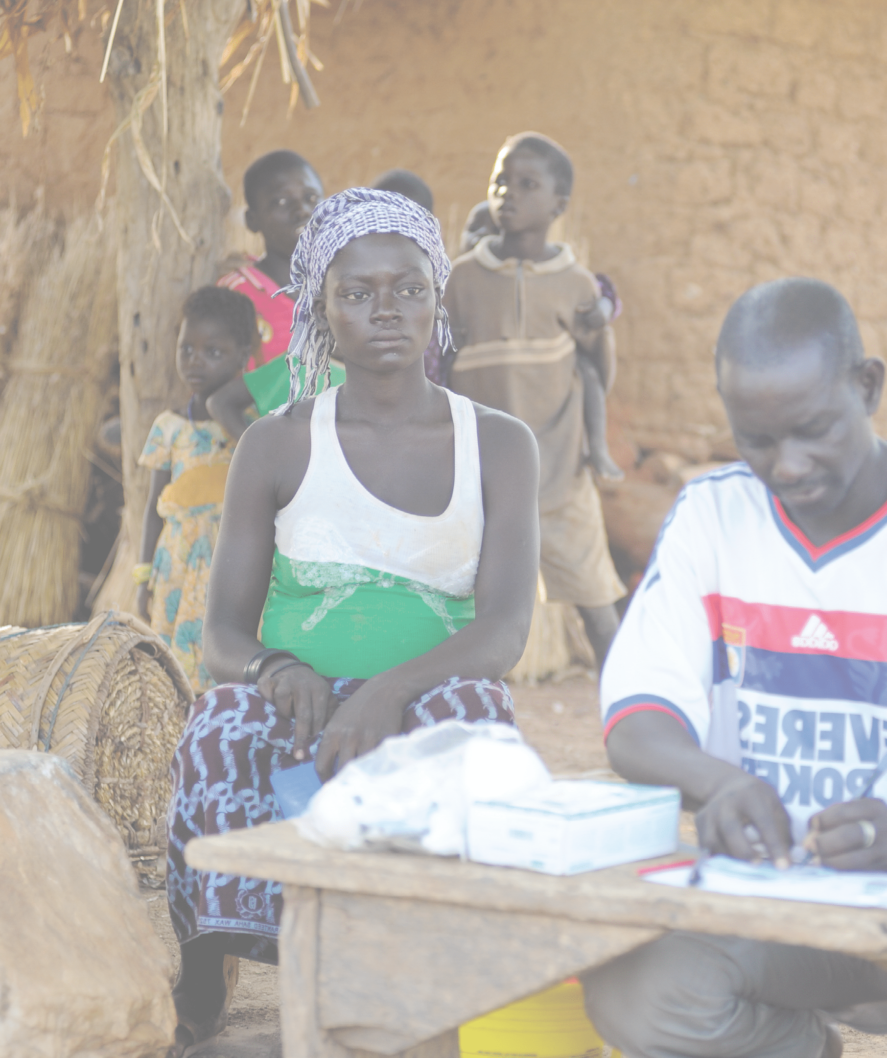 Cosmic home visit of participant Kankoa Setou by community health worker